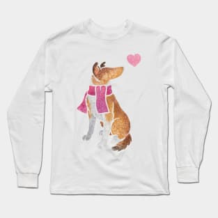 Watercolour Smooth Collie Long Sleeve T-Shirt